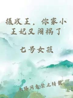 摄政王,你家小王妃又闯祸了